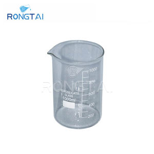 चीन के बड़े ग्लास बेकर बनाने वाली रोंगताई लैब उपकरण 800 एमएल 1000 एमएल राउंड ग्लास बेकर्स - Product Image 3