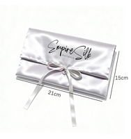 Sac de rangement Yuan Qi personnalisé haut de gamme en soie pour bijoux, pratique pour les voyages, avec cordon multicolore en forme de papillon, pour foulards et fards à paupières