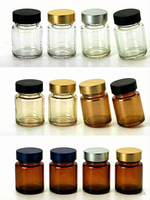 Flacon en verre robuste de 30 ml avec bouchon en caoutchouc pour le stockage de solvants industriels