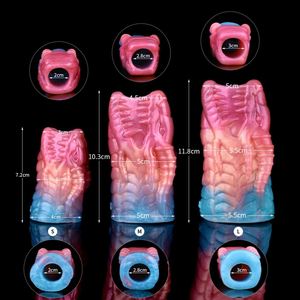 NNSX Dragon Head Design Sleeve for Cock Textured Fantasy <b>Dildo</b> Accessories for Men Penis Enlargement Device Juguetes Sexuales - Product Image 6