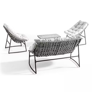 Conjunto de muebles de comedor Pastoral, juego de sofá <span class=keywords><strong>cama</strong></span> de ratán, apartamento, gimnasio, sillón nórdico, sofá, patio trasero, muebles de jardín al aire libre - Product Image 6