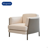 Canapé inclinable en cuir de luxe moderne, fauteuils d'appoint, couleur personnalisée pour appartement, villa, salon, bureau, usage commercial, hôtel