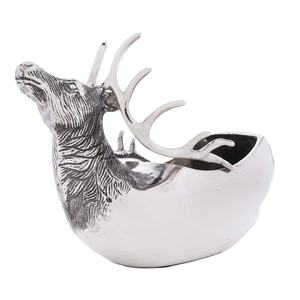 Escultura de ciervo de aluminio soporte para botella de cerveza para Barware decoración de fiesta de cerveza soporte para botella fundido de aluminio sólido estante superventas - Product Image 2