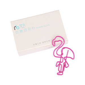 Clip Creativo con Forma de Flamenco, Clip Metálico Único, Diferentes Tipos de Clips para Papel, Clips con Forma Personalizada - Product Image 2