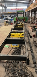 Sierra de cinta horizontal hidráulica de alta resistencia HLS1300 para procesamiento de madera - Product Image 5