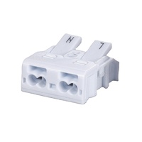 Connecteur de câblage rapide BELEKS 2 broches haute température 450V 20-16 AWG, bornier électrique mince T110 avec contact en acier inoxydable