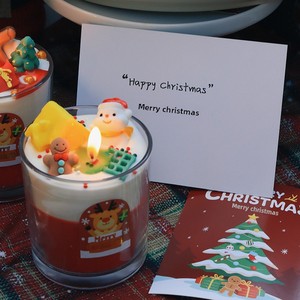 Bougie en cire de soja parfumée aux <span class=keywords><strong>épices</strong></span> <span class=keywords><strong>d</strong></span>'hiver de Noël, sans plomb, mèche en coton, combustion propre, faite <span class=keywords><strong>à</strong></span> la main, dans un bocal en verre, <span class=keywords><strong>d</strong></span>écoration de maison pour les fêtes, cadeau - Product Image 4