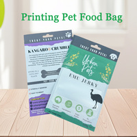 Sachets Doypack personnalisés imprimés refermables pour aliments et friandises pour chiens et chats