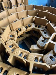 Conjunto de enlace de pista de grupo de pista de cadena de pista para excavadora Hitachi FH120 FH150 <span class=keywords><strong>FH200</strong></span> FH300 FH330 FH400 EX1000 EX1200 EX1800 - Product Image 3