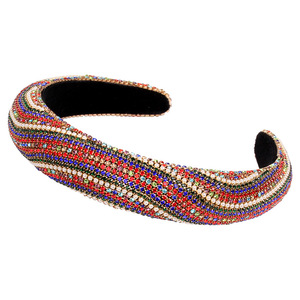 Serre-têtes en strass pour femmes Hua Liyu, accessoires de cheveux colorés en forme de S, coiffe tendance - Product Image 5