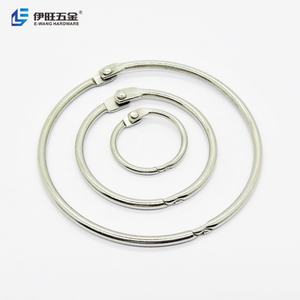 โรงงานอี้หวัง ขายส่ง ห่วงรัดกระดาษสีเงินสำหรับสมุดโน้ต - Product Image 2