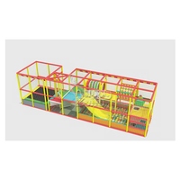 Aire de jeux intérieure mobile portable, équipement de jeu souple pour enfants, maison de jeu mobile, parc d'aventure pour centre de divertissement commercial