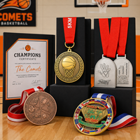 Médaille personnalisée, trophée gravé avec texte personnalisé, souvenir d'événement ou d'anniversaire, cadeau, commande en gros OEM