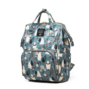 <span class=keywords><strong>2020</strong></span> d'ours de bande dessinée Imperméable À L'eau <span class=keywords><strong>Momie</strong></span> Maternité Sac À Langer mère sac à dos à couches - Product Image 1