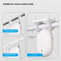 Robot de rideau en plastique alimenté par batterie Tuya Smart Home avec télécommande Zigbee/WiFi App pour rideaux romains
