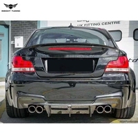 Diffuseur arrière en fibre de carbone de haute qualité pour BMW Série 1 E82 E87 – Kit carrosserie de mise à niveau, séparateur de pare-chocs arrière, lèvre de conversion