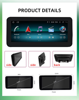 Autoradio Android Lecteur multimédia embarqué GPS intégré Montage sur tableau de bord 128G pour Mercedes-Benz Classe C (W204/W205/S204/S205)