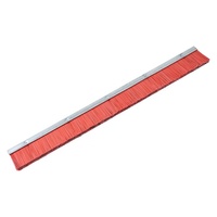 Brosse de nettoyage en fil d'acier mélangé PP rouge pour machine à briques, brosse de qualité industrielle pour la production de blocs de béton