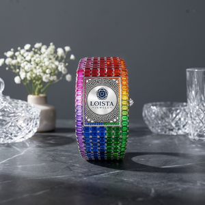 Montre-bracelet de luxe en acier inoxydable à quartz avec diamants, entièrement sertie, style Hip Hop, bracelet 20 mm, usine OEM ODM - Product Image 5