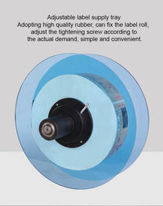 Machine de fabrication d'étiquettes tissées semi-automatique électrique pour flacons ronds d'huile capillaire – Grande Vente - Product Image 2