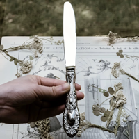 Ensemble de couverts en acier inoxydable gaufré rétro européen, poli miroir, couteau, fourchette et cuillère pour la restauration fine