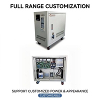 Stabilisateur de tension triphasé automatique, régulateur de puissance industriel, protection haute efficacité pour les équipements