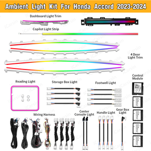 Kit de Actualización de Luz Ambiental Dinámica para Honda Accord <span class=keywords><strong>11</strong></span>ª Gen. 2023+, Iluminación LED Interior, Reemplazo de Accesorios para Molduras de Puerta - Product Image 5