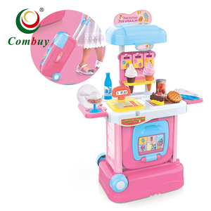 Maleta <span class=keywords><strong>de</strong></span> juego <span class=keywords><strong>de</strong></span> simulación para niños, <span class=keywords><strong>carrito</strong></span> <span class=keywords><strong>de</strong></span> <span class=keywords><strong>helados</strong></span> <span class=keywords><strong>de</strong></span> <span class=keywords><strong>juguete</strong></span> para 3 + - Product Image 1