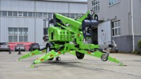 Nacelle élévatrice articulée légère certifiée CE 10-12m, à entraînement électrique pour la remplacement et la maintenance des luminaires de plafond de bibliothèque