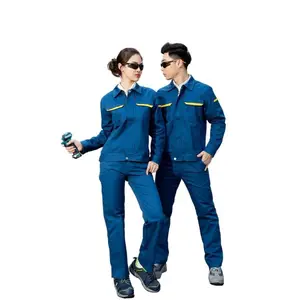 Uniforme de trabalho de proteção premium de alta qualidade, roupa de trabalho em tamanho personalizado, roupa de trabalho verde, embalada em saco, do fabricante do Vietnã