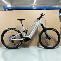 Vélo de montagne électrique à suspension intégrale EM6 de 29/27,5 pouces, cadre en alliage d'aluminium, moteur central Bafang M430, batterie au lithium