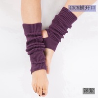 Femmes Extra Doux Acrylique Jambières Élégant Tricoté Hiver Étrier Conception Talon Trou pour Ballet Yoga Danse Parties-Vente en Gros