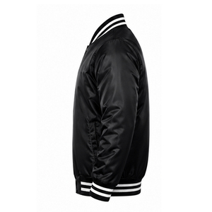 Chaqueta de Satén de Color Sólido de Invierno de Alta Calidad para Hombre, Hecha a Medida en Pakistán, Precio Bajo, Ropa Exterior Informal con Logotipo Frontal - Product Image 3
