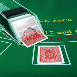 Factory Professional Texas Hold'em Blackjack Spielkarte 6 Sätze Händler Schuhe Casino Zubehör Deluxe Poker raum Ausrüstung - Product Image 1