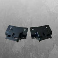 Soporte de Montaje para Barra de Luces Delantera JK Heavy Duty Al Mg para Ford Bronco 2021-2024 4x4 Todoterreno, Soporte para Faros LED, Protector de Parrilla