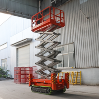 En stock, livraison rapide : Plateforme élévatrice mobile électrique à ciseaux de 6m, 8m, 10m, 12m, 14m pour l'inspection des ponts et des tunnels