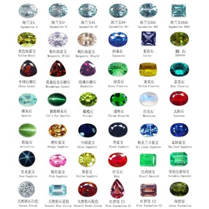 Piedras preciosas sueltas sintéticas y naturales de varios tamaños y formas al por mayor directas de fábrica para la fabricación de joyas - Product Image 5