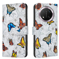 Étui Portefeuille Réversible avec Motifs pour Huawei Honor X8C X9C 5G X5B X7C X6B X9B X8B X7B X7A Magic 6 7 Lite 200 – Housse Intelligente