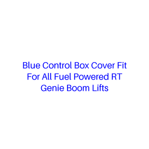 Copertura blu per centralina di controllo compatibile con tutte le piattaforme aeree Genie Boom Lift alimentate a carburante - Product Image 1