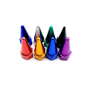 Forme intéressante bouchons de <span class=keywords><strong>valve</strong></span> de pneu différentes couleurs voiture vélo vélo pneu valves bouchon pointu conception - Product Image 4