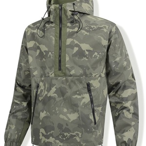 Giacca Sportiva Casual da <span class=keywords><strong>Uomo</strong></span> Stile Vintage con Cappuccio, Cerniera Frontale, Antivento, in Spandex <span class=keywords><strong>Sostenibile</strong></span>, Tinta Unita, per Primavera e Autunno - Product Image 1