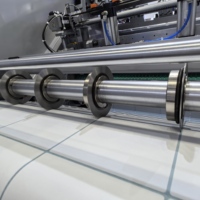 Machine de découpe rotative de rouleau de papier d'étiquette d'autocollant vierge automatique professionnel