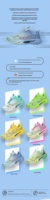 Nouvelles chaussures de sport unisexes printemps-été, respirantes et confortables, à semelle plate, avec empeigne en maille, style chaussette, couleurs mélangées, en EVA