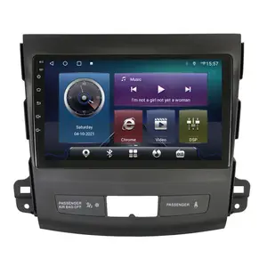 DSP 4G 헤드 유닛 미쓰비시 이방인 안드로이드 GPS BT 오디오 스테레오 자동차 라디오 멀티미디어 비디오 플레이어 탐색 자동 라디오