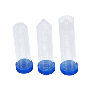 Tubos de Centrífuga Médicos Huichuang de 50 ml, con Tapa de Rosca de Plástico, Fondo Cónico/Plano/Redondo, para Uso en Laboratorio - Product Image 1
