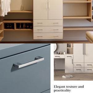 Poignée de meuble personnalisée moderne pour chambre à coucher cuisine salon appartement placard armoire tirer poignée de meuble boutons de tiroir en alliage de zinc haute dureté - Product Image 4