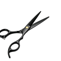 Ciseaux de coiffure en acier inoxydable pour droitiers, ciseaux plats de barbier, couleur multi-titane, outils de coiffure professionnels tranchants