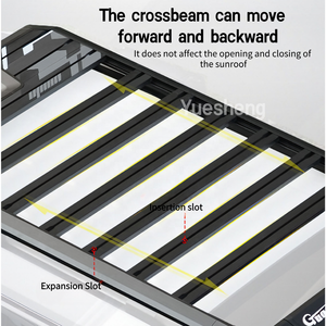 Accesorios para Mejorar el Automóvil, Plataforma Portaequipajes de Aluminio, Portaequipajes de Techo para Toyota Prado 150 250, Accesorios para Portaequipajes de Techo - Product Image 2