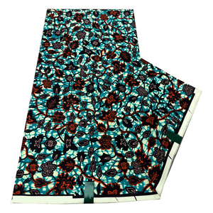 Tissu Hollandais Mode Africaine 100% Coton Capulana Cire <span class=keywords><strong>6</strong></span> Mètres Tissu Imprimé Africain Textile Kente <span class=keywords><strong>Pagne</strong></span> pour la Couture - Product Image 2