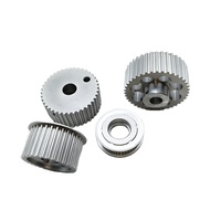 Poulie de distribution en aluminium de haute précision usinée sur commande CNC pour transmission industrielle